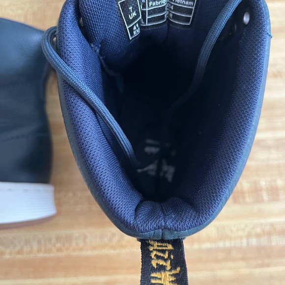 Dr. Martens Navy Leather Boots